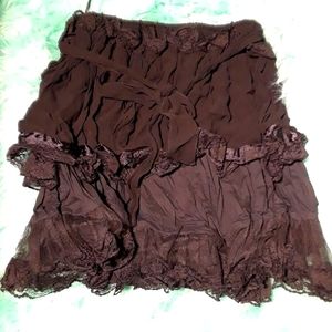 Lace Lolita LBG Dolly Skirt Black